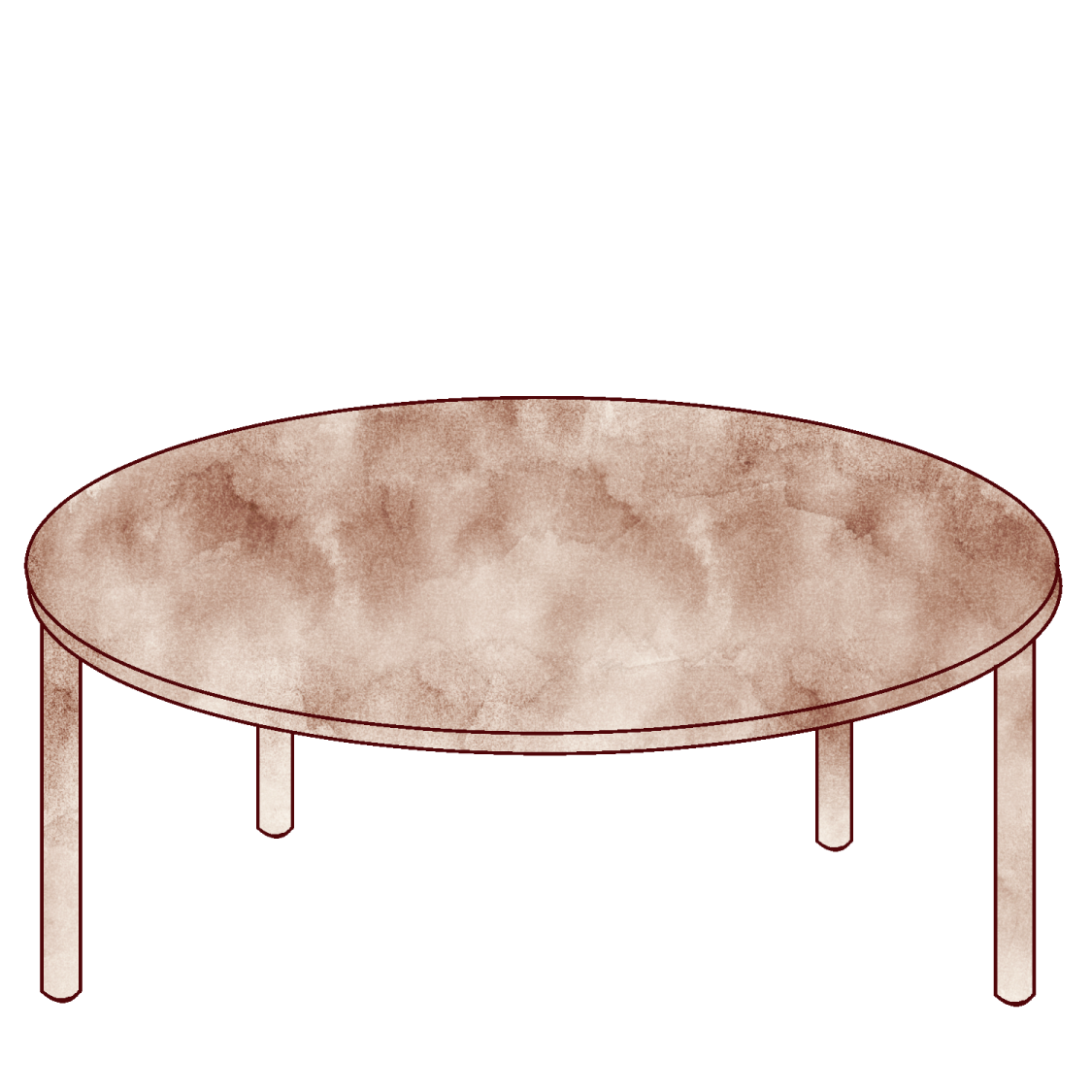 楕円形ダイニングテーブル