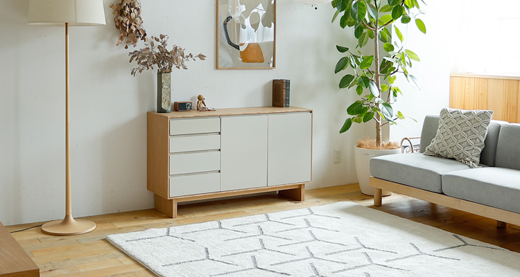 サイドボード　Parm（パーム）幅140cm
