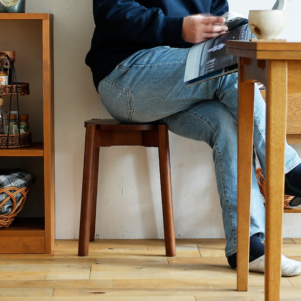 スツール　arte（アルテ） ブラウンタイプ