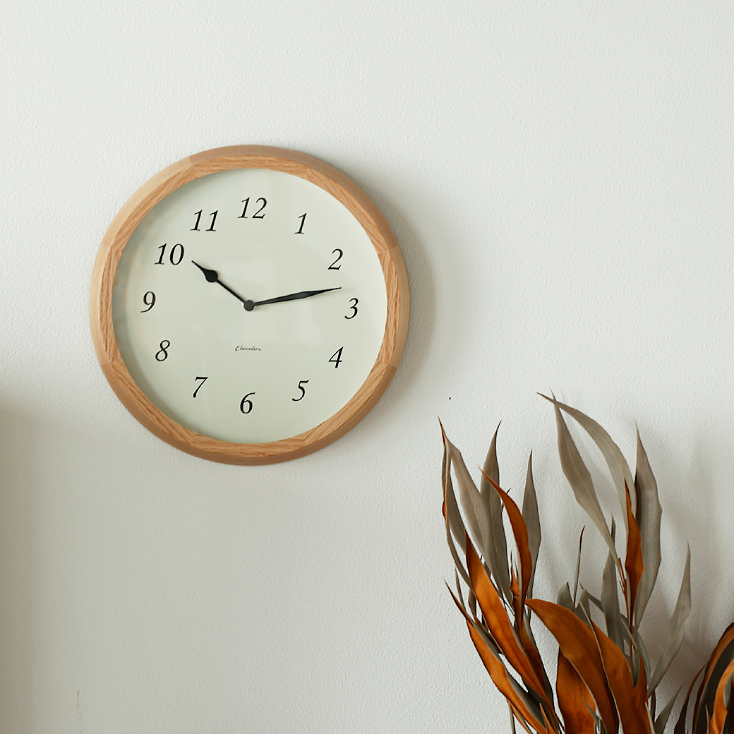 電波時計 Clair CLOCK OAK