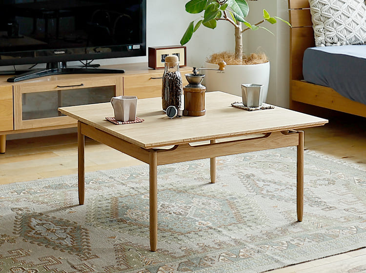 センターテーブル ナチュラル センターテーブル ナチュラル 75×50cm G9 | テーブル・机 通販